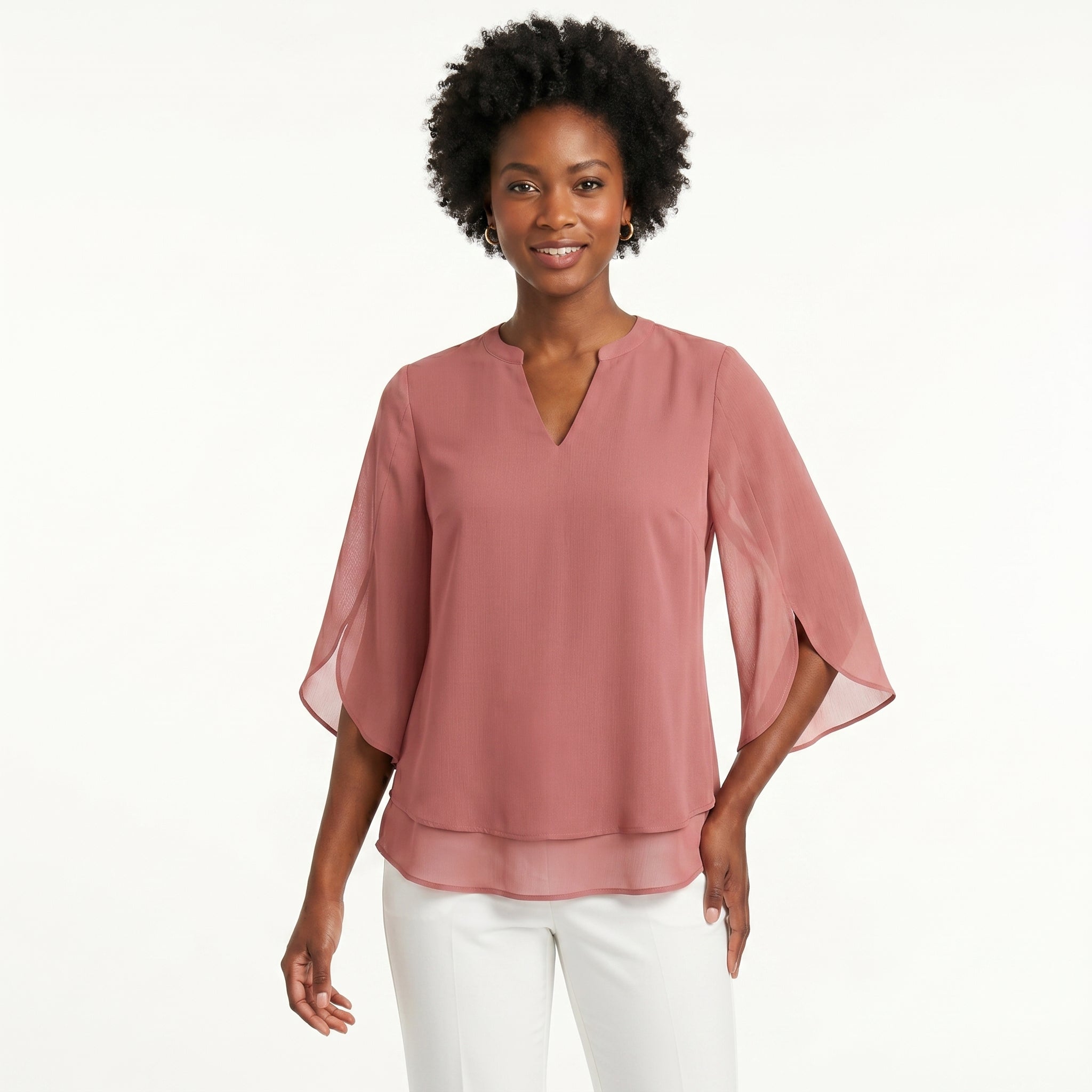 Francisca | Bluza sa Rukavima od Volana