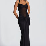 Haljina Nina™ - Zanosna Elegancija sa Drape Efektom