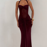 Haljina Nina™ - Zanosna Elegancija sa Drape Efektom