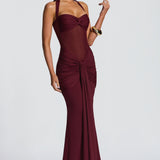 Haljina Nina™ - Zanosna Elegancija sa Drape Efektom