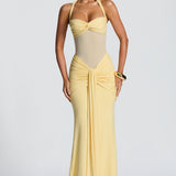 Haljina Nina™ - Zanosna Elegancija sa Drape Efektom
